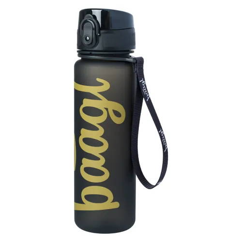 Tritanová láhev 500 ml BAAGL černá Logo Gold