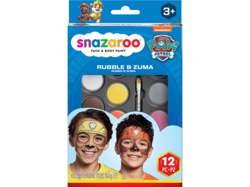 Snazaroo sada obličejových barev TLAPKOVÁ PATROLA Rubble a Zuma