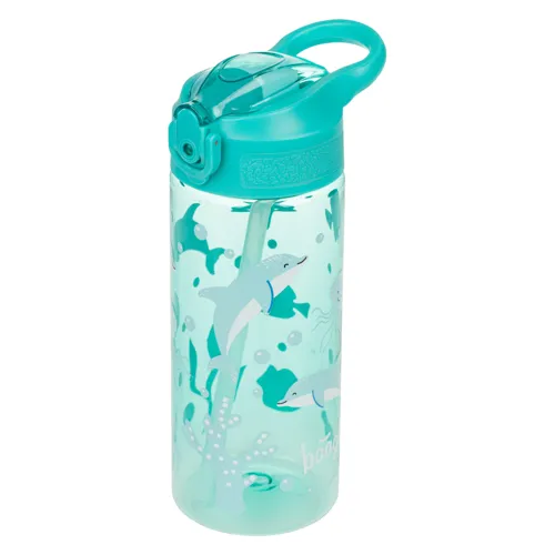 Tritanová láhev s brčkem 500 ml BAAGL Delfín