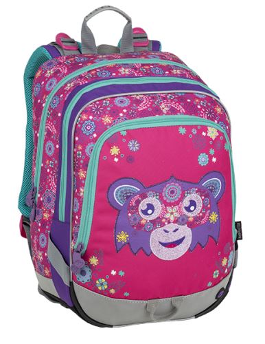 Bagmaster školní batoh ALFA 9 A Pink/Violet, 3 roky záruka