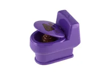 Záchod stříkací plast 6x10cm 4 barvy 12ks v boxu (7)