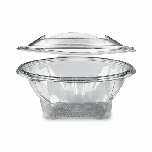 Miska (rPET) s víčkem kulatá průhledná 1000 ml, 50 ks