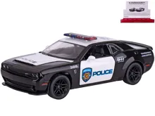 Auto Kinsmart Dodge Challenger SRT Demon 170 policejní 12,5 cm na zpětné natažení