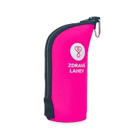 Termoobal CABRIO pro Zdravou lahev 500 ml – růžový