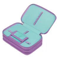 Školní penál třípatrový Baagl Lavender (3)