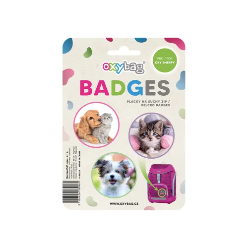 Sada placek na suchý zip OXY Sherpy, 3 ks - Pets