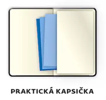 Týdenní diář 2027 Helma kapesní Tone s magnetem modrý (2)