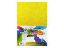 Pěnovka třpytivá A4, tl. ca 2mm - zlatá Pěnovka třpytivá A4, tl. ca 2mm - zlatá