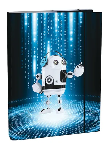 Box na sešity A5 STIL (Helma) - Funny Robots