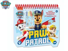 Sada omalovánek 20 × 21,5 cm se šablonami, samolepkami a 4 fixami - Tlapková patrola