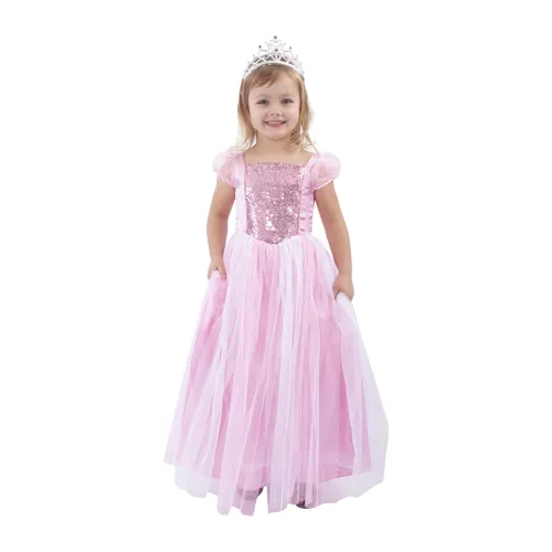 Dětský kostým Princezna růžová, vel. M