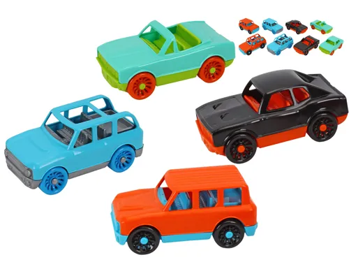 Auto 10 cm na volný chod - mix motivů a barev