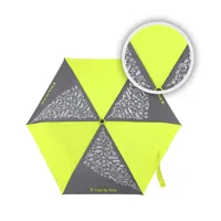 Dětský skládací deštník Doppler Magic Rain Effect - neonově žlutý (3)
