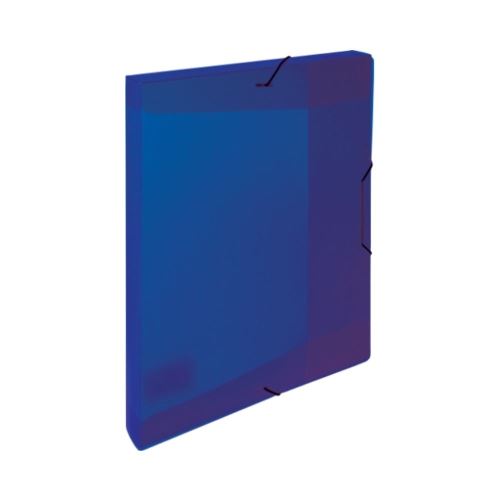 Krabice PP s gumou A5 Opaline - modrá