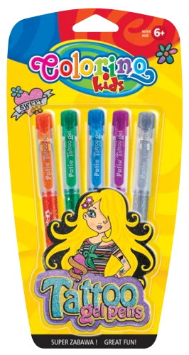 Tetovací gelová pera 5ks Colorino