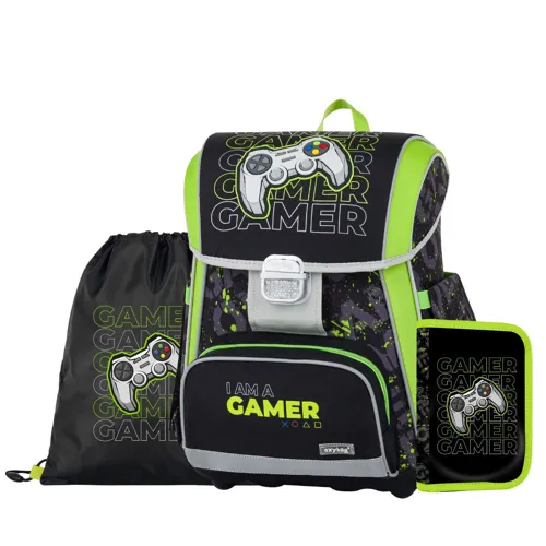Školní batohový set 3-dílný Karton P+P Premium Cool Gamer