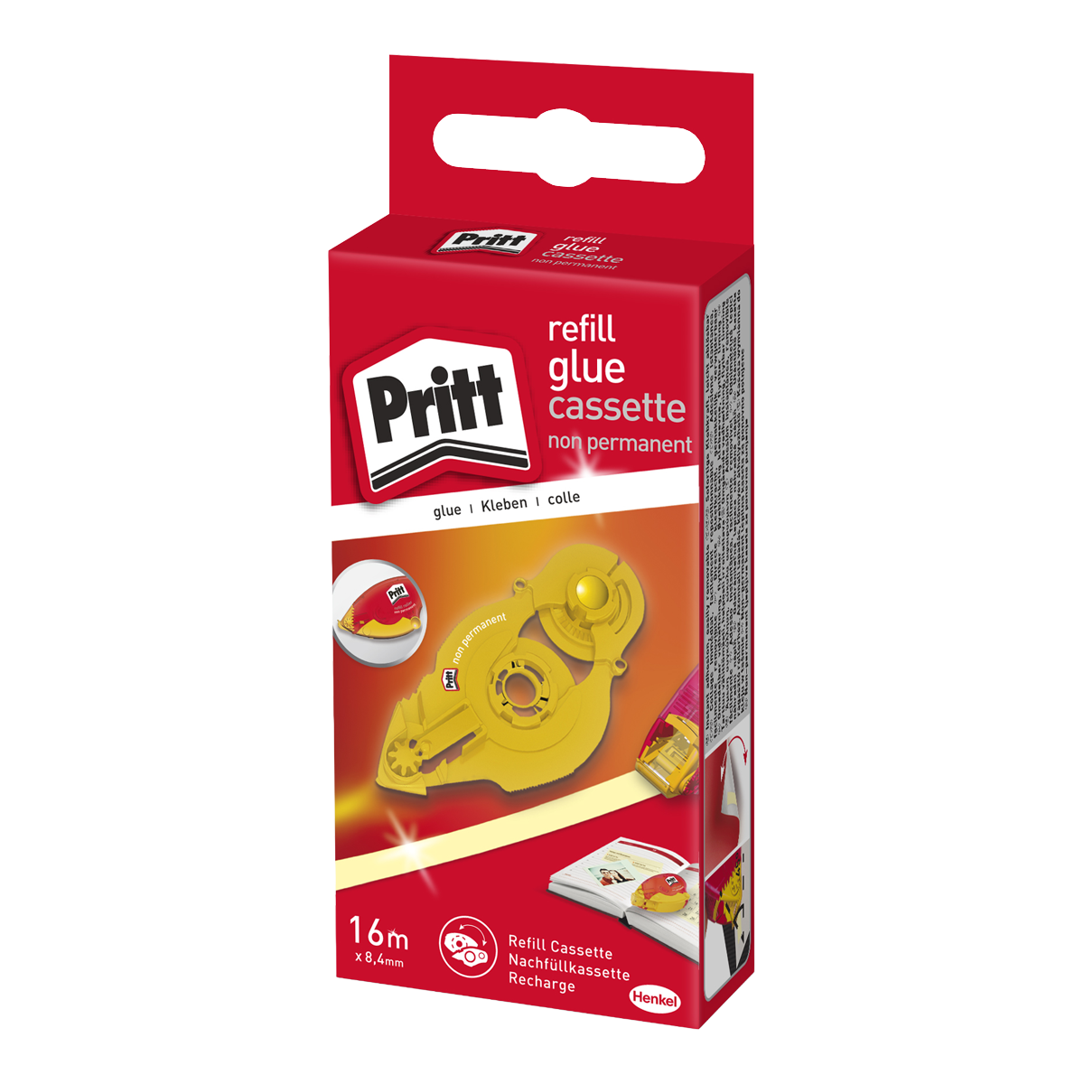 Levně Náplň do lepicího rolleru Pritt, nepermanentní 8,4 mm x 16 m, HENKEL
