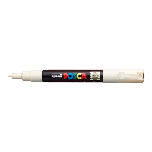 Dekorační popisovač Posca PC-1M, smetanová (46), 0,7 - 1,0 mm