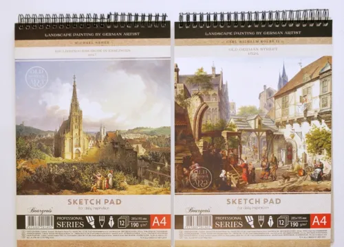 Umělecký blok pro sketch Fresh, spirála, formát A4, 12listů, 190g