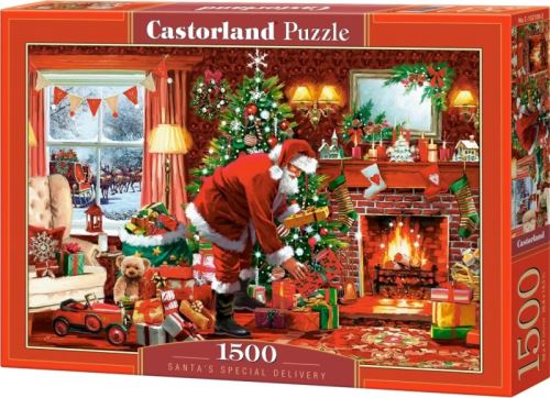 Puzzle Castorland 1500 dílků - Santův speciální dárek
