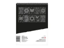 Škrabací  blok s perem 21x28cm, 10ls - mix duha (1)
