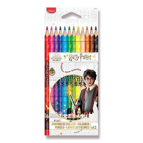 Pastelky Maped Color'Peps Harry Potter, 12 barev
