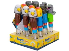 Bublifuk 23 cm se zvířátkem otevírajícím pusu - mix motivů (2)