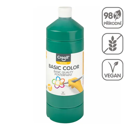 Temperová barva CREALL 1000ml - tmavě zelená