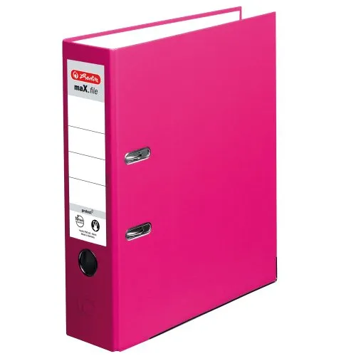 Pořadač PP A4/8cm pákový Herlitz maX.file protect - Color Blocking indones