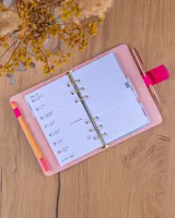 Týdenní diář 2027 Notique Refill kroužkový 12,5 x 19 cm fuchsiový (6)