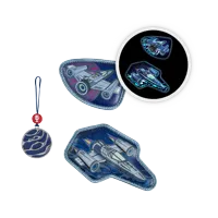 Sada magnetických obrázků Step by Step MAGIC MAGS - Vesmírná loď ELIO (2)