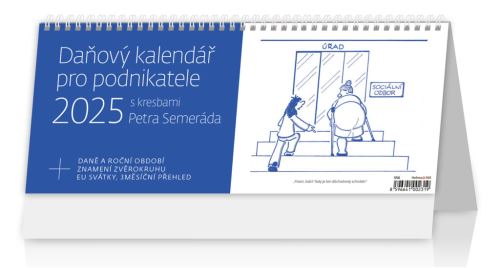 Stolní kalendář 2025 Helma - Daňový pro podnikatele