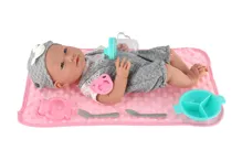 Panenka miminko s doplňky pevné tělo 40 cm (3)