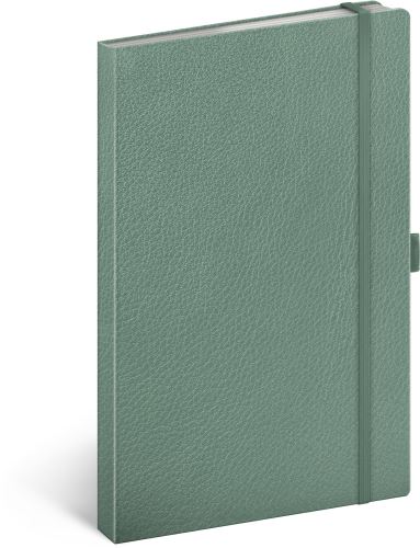 Notes Zelený, linkovaný, 13 × 21 cm