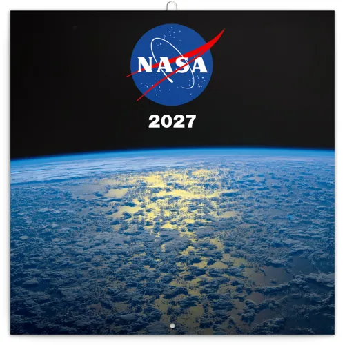 Nástěnný kalendář poznámkový 2027 Notique NASA, 30 x 30 cm
