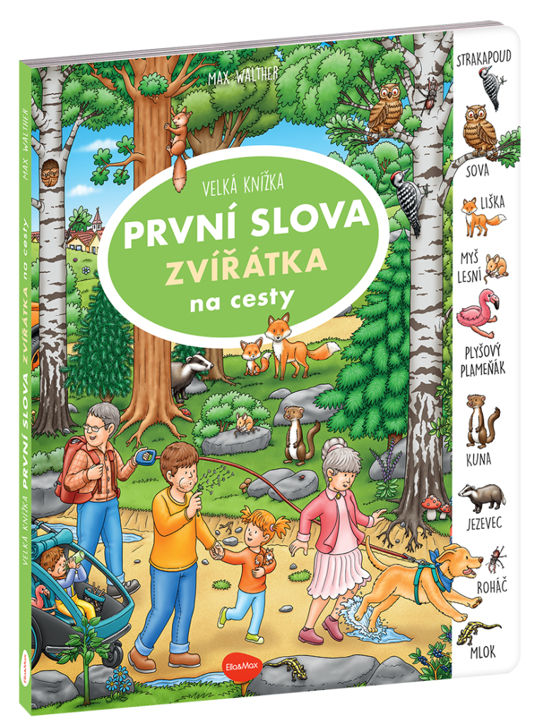 Levně Na cesty – Velká knížka ZVÍŘÁTKA – PRVNÍ SLOVA