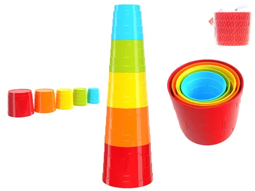 Pyramida skládací kalíšky, 5 ks