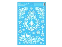 Okenní fólie s glitry MFP Paper 20 × 30 cm - Vánoční motivy mix (4)