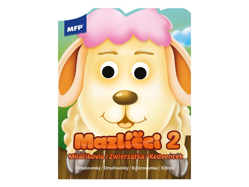 Levně Omalovánky MFP A4 pohyblivé oči Mazlíčci 2 210x270/16 stran