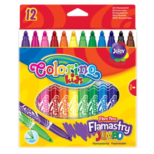 Fixy silné Colorino Jumbo - 12 barev