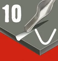 Sada pro linoryt - 10 různých nožů (11)
