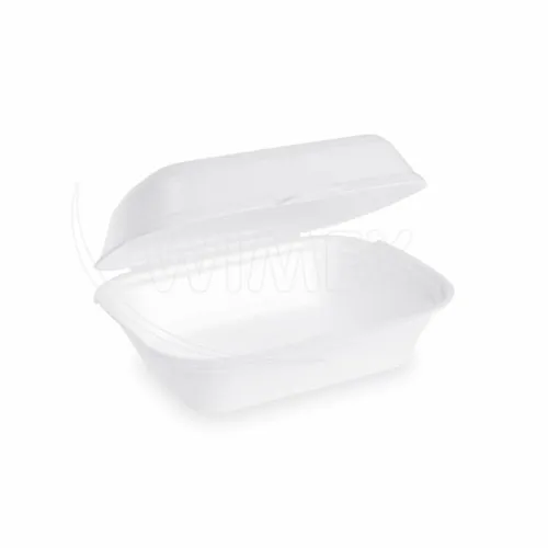 Menu box (XPS) bílý 185 x 133 x 75 mm 580 ml, 125 ks