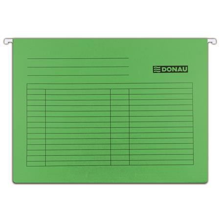 Závěsné desky, zelené, karton, A4, DONAU