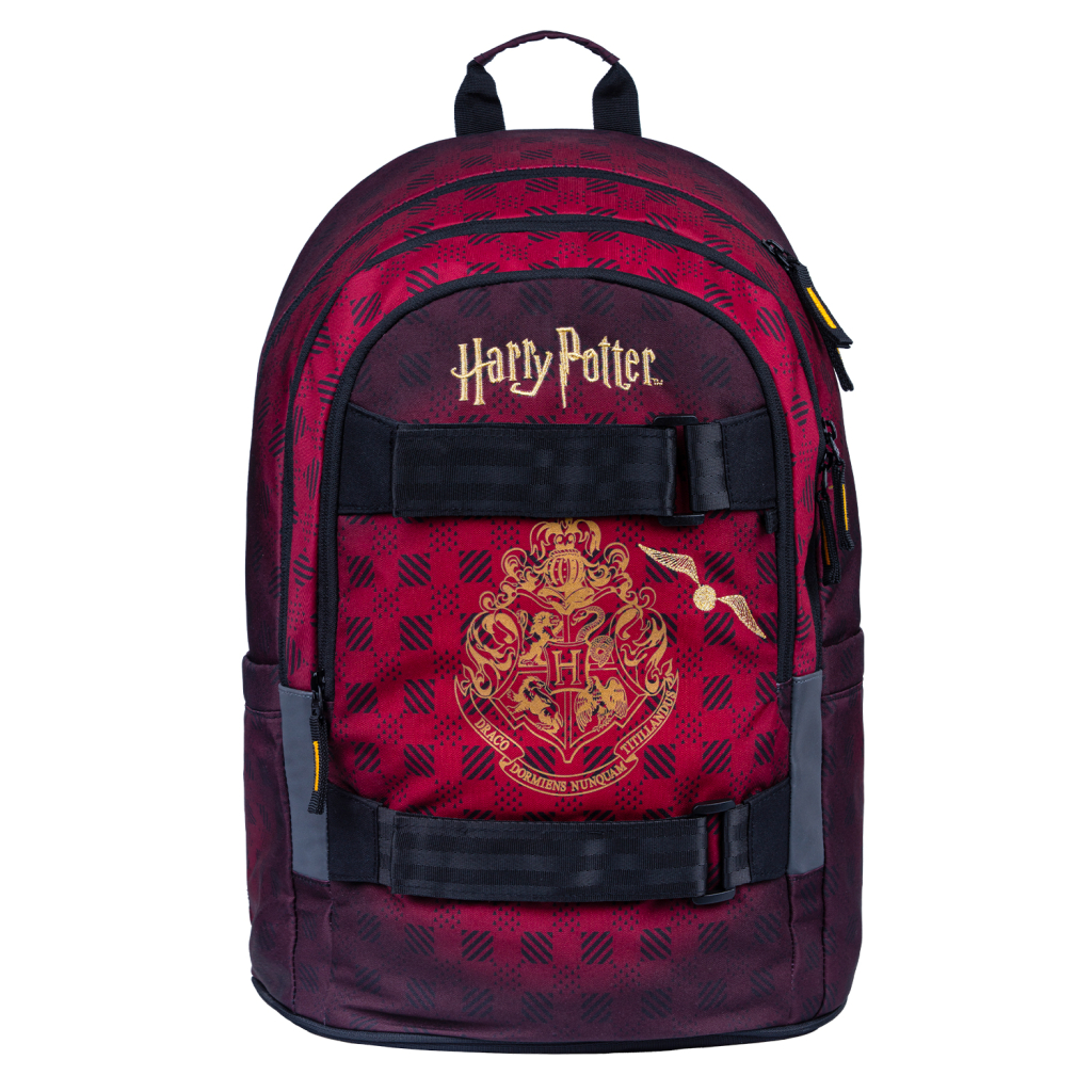 Levně Školní batoh BAAGL SKATE - Harry Potter Bradavice vínový