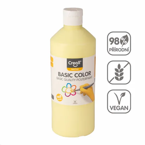 Temperová barva Creall, 500 ml, pastel. žlutá