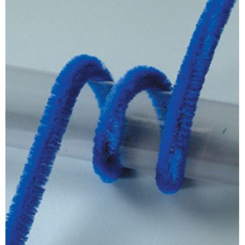 Chlupaté modelovací dráty (10ks) - modré