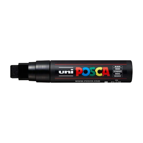 Dekorační popisovač Posca PC-17K, černá (24), 15 mm