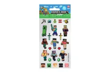 Samolepky Minecraft třpytivé 25ks ve fólii Samolepky Minecraft třpytivé 25ks ve fólii