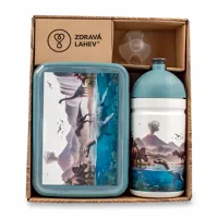 Set Zdravá lahev 0,5 l a Zdravá sváča - Dinosauří svět (2)