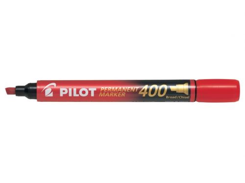Popisovač zkosený Pilot Permanent Marker 400 - červený